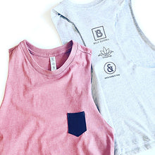 Load image into Gallery viewer, LIMITED EDITION Pocket Crop Racerback Tank
