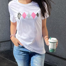 Load image into Gallery viewer, Flowy Argyle Multi Triblend